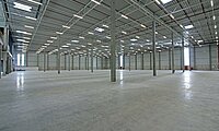 Innenansicht Hallenfl&auml;che