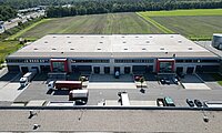 Originalbild Au&szlig;enansicht Halle 21 + 22