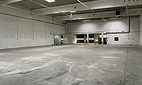 Innenansicht Hallenfläche