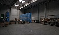 Innenansicht Lagerhalle