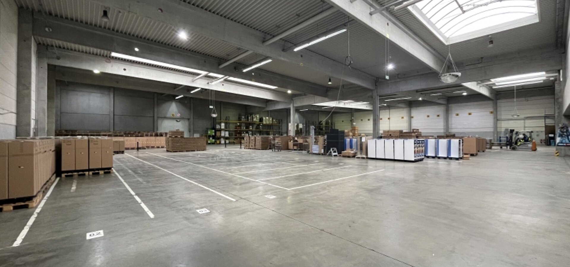 Innenansicht Hallenfläche