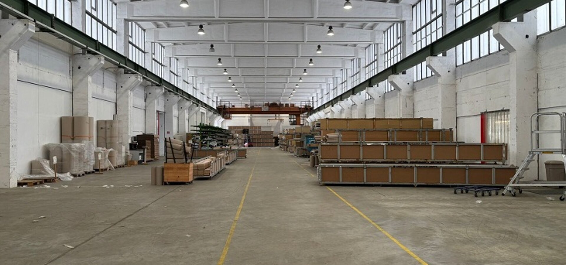 Innenansicht Lagerhalle 1