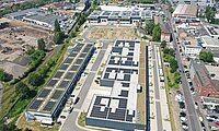 Luftbild Hallenfläche
