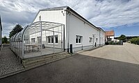 Außenansicht Sozialgebäude