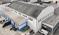 Halle 2 und 5 Luftbild