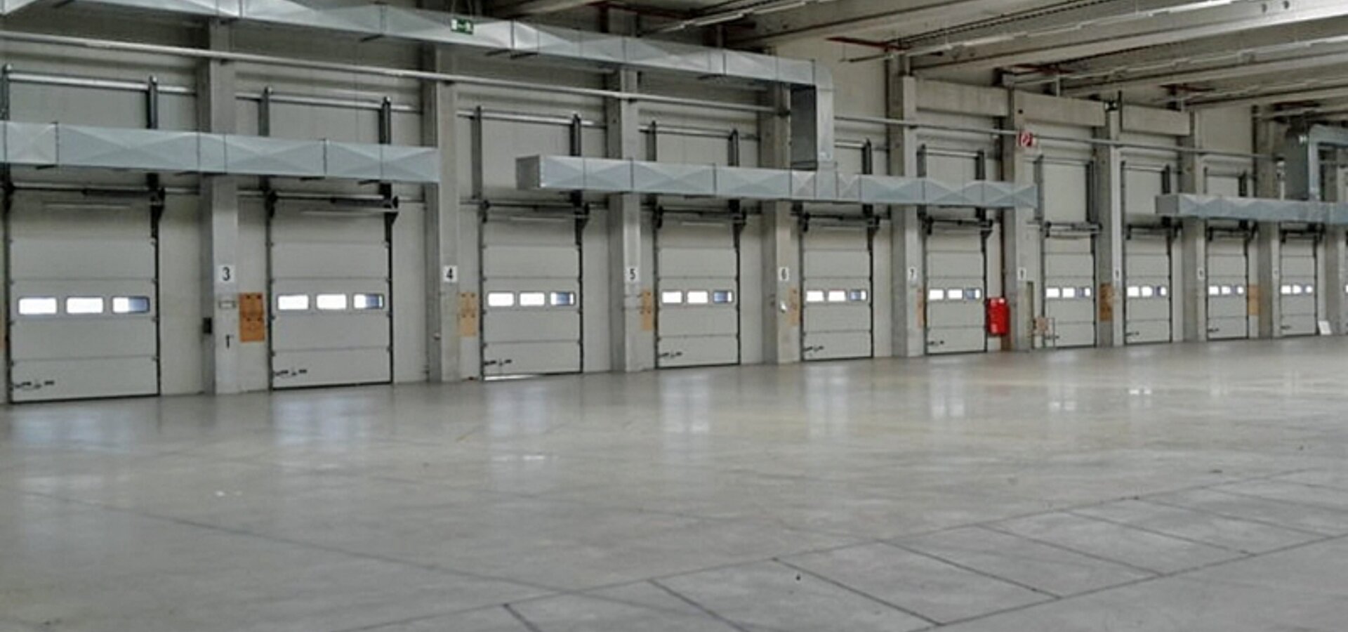 Innenansicht Halle Anlieferung
