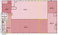 Verfügbare Flächen Halle 2, 5 und 6
