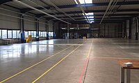 Innenansicht Hallenfläche