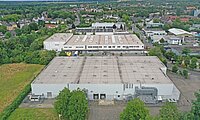 Luftbild Hallenfläche
