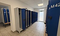 Innenansicht Umkleide