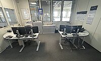Innenansicht Meisterbüro