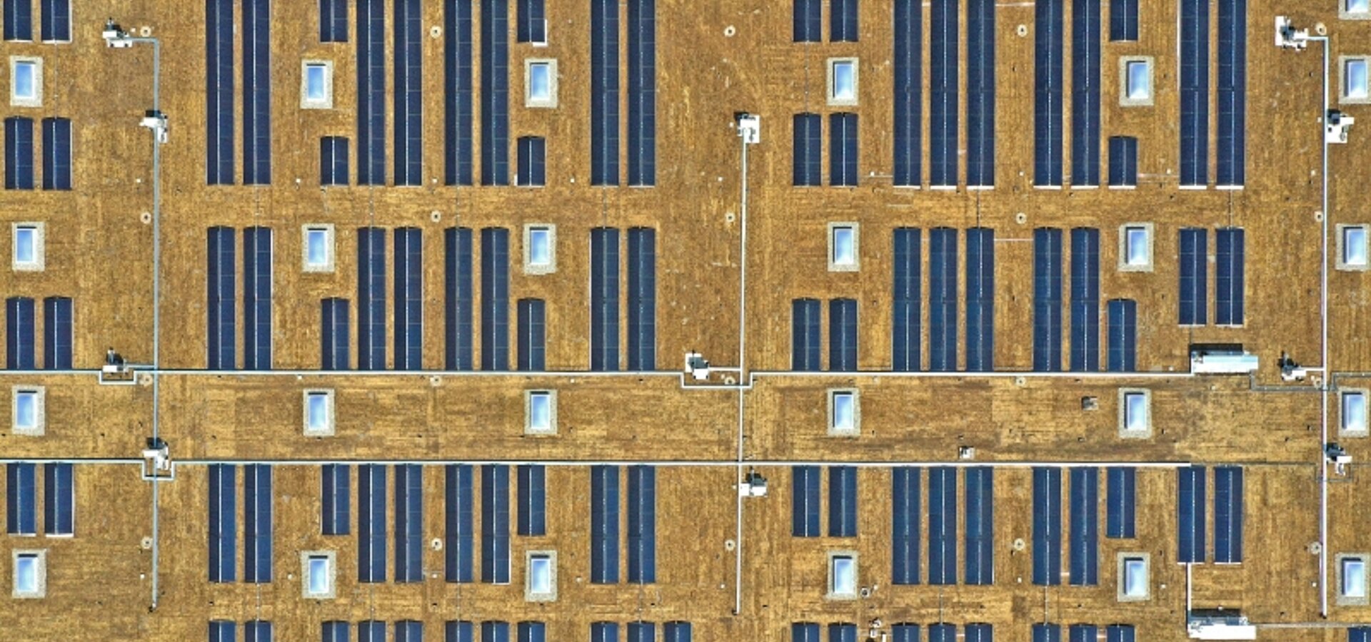 Luftansicht PV-Anlage