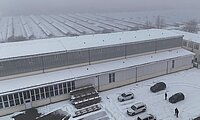 Luftbild Lagerhalle