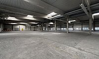 Innenansicht Hallenfläche