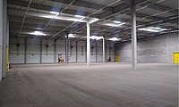 Innenansicht Hallenfläche