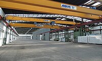 Innenansicht Hallenfläche