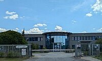 Au&szlig;enansicht B&uuml;ro- und Sozialfl&auml;chen
